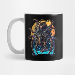 Old Mecha Octopus Mug